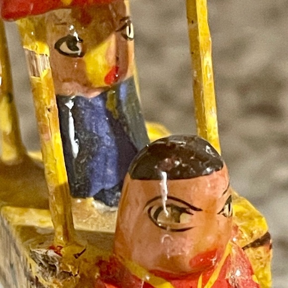 Vintage Wooden Elephant & Rider Figurines - Picture 7 of 16